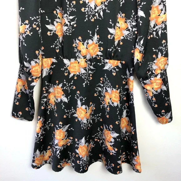 Free People Size 0 Parker Floral Long Sleeve Dress - Picture 5 of 10